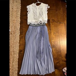 Chic wish top and maxi skirt
